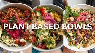 Easy and Delicious Plant Based Bowl Ideas | Healthy & Flavorful