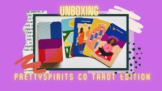 Unboxing Pretty Spirits Co Tarot Deck 