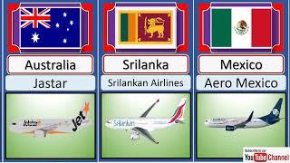 Air Lines From Different Countries