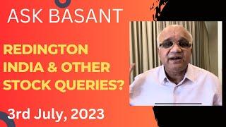 Ask Basant: Redington India & Other Stock Queries ?