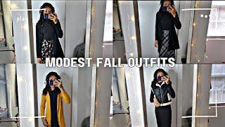 Cute & Modest Fall Outfit Ideas!