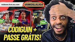 2x CÓDIGUIM LA LIGA e PASSE PREMIUM GRÁTIS P/ TODOS! NOVAS CARTAS NO NEON - FC MOBILE