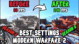 Best PC Settings for COD Modern Warfare 2 (SEASON 6)  (Optimize FPS & Visibility)