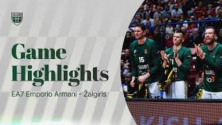 EA7 Emporio Armani - Žalgiris | Game Highlights | 2024.10.17