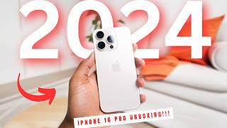 iPHONE 16 PRO UNBOXING!! // THE DESERT TITANIUM IS UGLY !