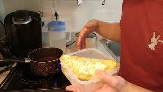 [Final Outcome] Making Tamagoyaki with Potato Chips