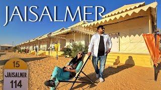 Our First Budget Tent stay at Thar Desert, Jaisalmer || How to Book, Tent stay, Food, Safari & more