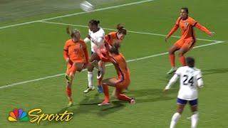 Veerle Buurman's own goal brings USWNT level with Netherlands | NBC Sports