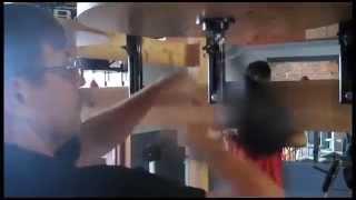 Alan Kahn punch drumming at Speed Bag II in Keyport, NJ 2011