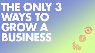 The ONLY 3 Ways to Grow a Business (Plain & Simple)