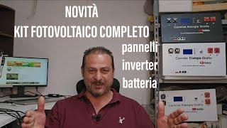 KIT COMPLETO PER IMPIANTO FOTOVOLTAICO le novità....