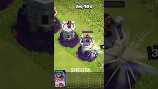 royal champion vs all level wizard tower #clash #coc #clashofclans #shortspart #shorts