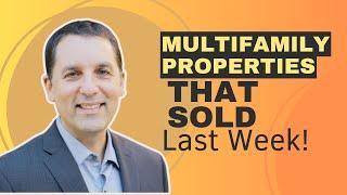 Last Week's Multifamily Sales | See what's sitting and what's selling!