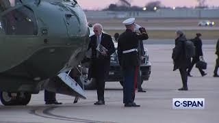 President Biden and Jill Biden leave Delaware and return to White House