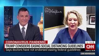 CNN Interview - Coronavirus “flattening the curve” explained by Dr. Emily Porter, MD