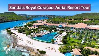 Sandals Royal Curaçao Aerial Tour 2024 | Soaring High About Curacao's Top All-Inclusive Resort