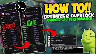  Boost Android CPU Performance WITHOUT Root! HOW TO Overclock & Optimize for Gaming Using Termux!