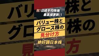 【プロ投資家に質問！】バリュー株とグロース株の見分け方を聞いてみた！＜日経平均株価、日本株、割安銘柄＞ #投資 #株式投資 #資産運用