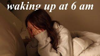 i tried waking up at 6 am for a week