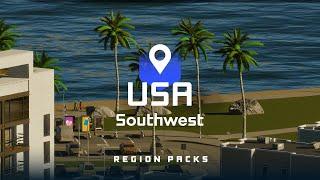 USA Southwest Region Pack | Trailer | Cities: Skylines II