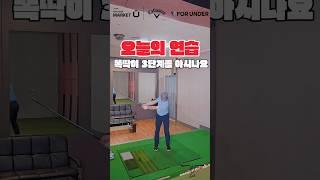 똑딱이 3단계로 싱글 만들기 #골프연습 #골프레슨 #골프 #아이언 #레슨 #아이언스윙