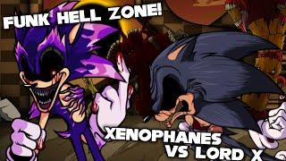 FNF | FUNK HELL ZONE! Xenophanes Vs Lord X - Funk Hill Zone (Played) | Hard/Gameplay/Mod |