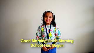 Poem-"AT SCHOOL" For School Poem Recitation With Action And Lyrics || Poem On School