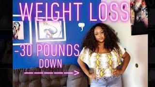 Weight loss journey 30 pounds down