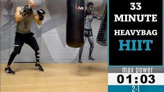 30 Minute Boxing Heavy Bag HIIT Workout for Beginners