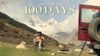 Beginner YOUTUBER on a 100 days 'Life on roads' challenge | A weird vanlife series | EP 1