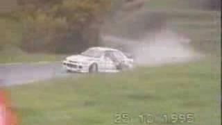 Mitsubishi lancer Evo 3 rally crash