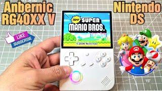 Anbernic RG40XXV testing NDS games I retro handheld I Nintendo DS