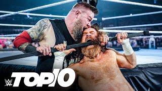 Top 10 brutal moments from Kevin Owens vs. Sami Zayn – Unsanctioned Match at Elimination Chamber