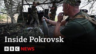 Ukraine's vital eastern town Pokrovsk in Russian sights | BBC News