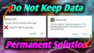 App Not Installed Permanent Solution | Best Way To Update Minecraft Without Loosing World | In Hindi