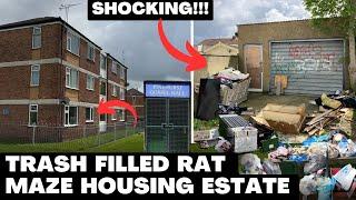 TRASH Filled HIGH CRIME Council Estate: SHOCKING! Explored!