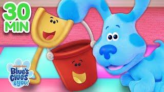 Blue Plays Games With Shovel & Pail! 30 Minute Compilation | Blue's Clues & You