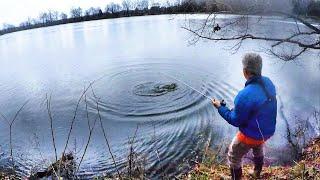 THAT DEFINITELY AIN'T NO BLUEGILL... Catch BIGGER Fish From The Bank With This Hack!