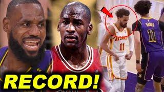 Binura na ni Lebron James ang Record ni Jordan! | MAMAW si LBJ, nauna ang yabang ni Trae Young!