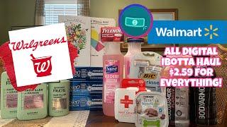 WALGREENS HAUL 2 + WALMART IBOTTA HAUL 5/7 | EASY ALL DIGITAL DEALS! FREEBIES | ALL FOR JUST $2.59!