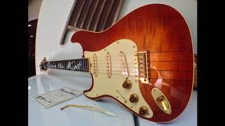 1998 Hamiltone Hand Man By Jim Hamiltone  Same As SRV Played But This Is A Lefty @ EddieVegas.com