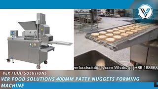 VER Food Solutions 400mm Patty Nuggets Forming Machine