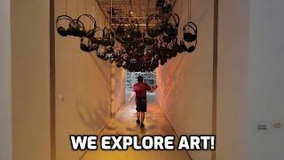 MODERN ART MUSEUM IN ATHENS, GREECE - Curt and Brianna explore Art!