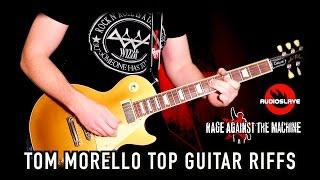 Top 10 Guitar Riffs Tom Morello - RATM  I WITH TABS