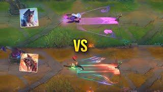 Radiant Serpent Sett vs Spirit Blossom Sett - Skin Comparison - League of Legends