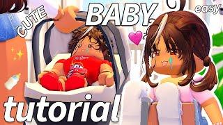 Realistic CUTEST BABY Tutorial & Outfit Codes For Berry Avenue!