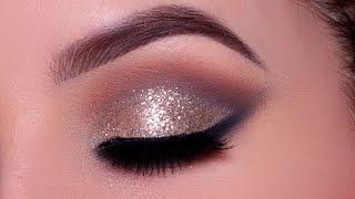 Champagne Glitter Eyelook: Perfect for Parties and Glam Nights!