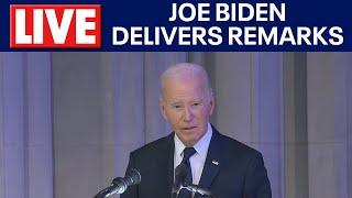 LIVE: Former President Joe Biden delivers remarks at Memorial Day Event