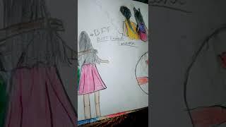 send this to your best friend.                     best friends forever . art and craft with varnika