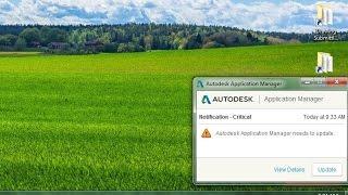 Stop/Disable the AUTODESK Application Manager Updates Pop-up window